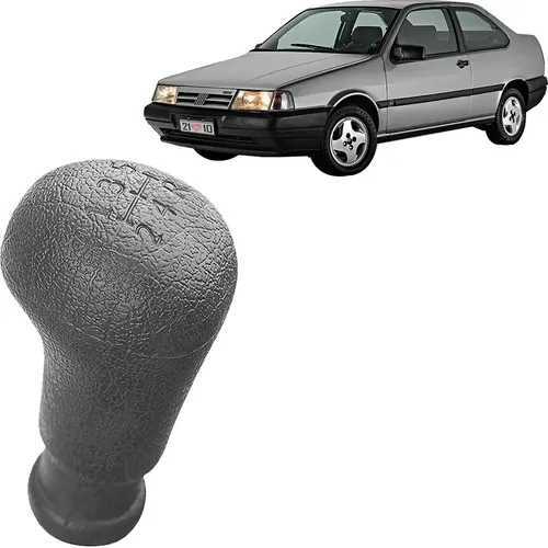 Bola Câmbio Manopla Tempra 1992 Uno Elx - Preta