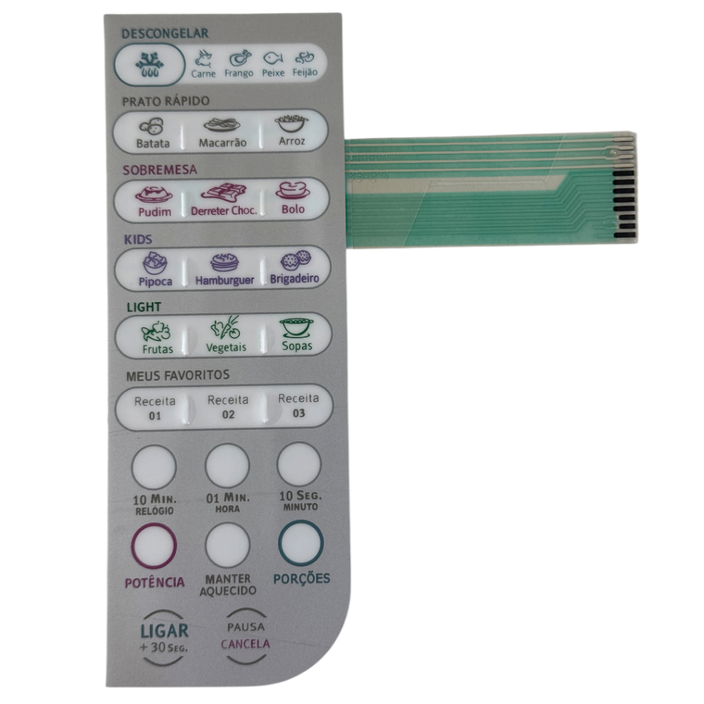 MEMBRANA MICRO-ONDAS COMPATÍVEL COM ELETROLUX MEF33 MEF 33