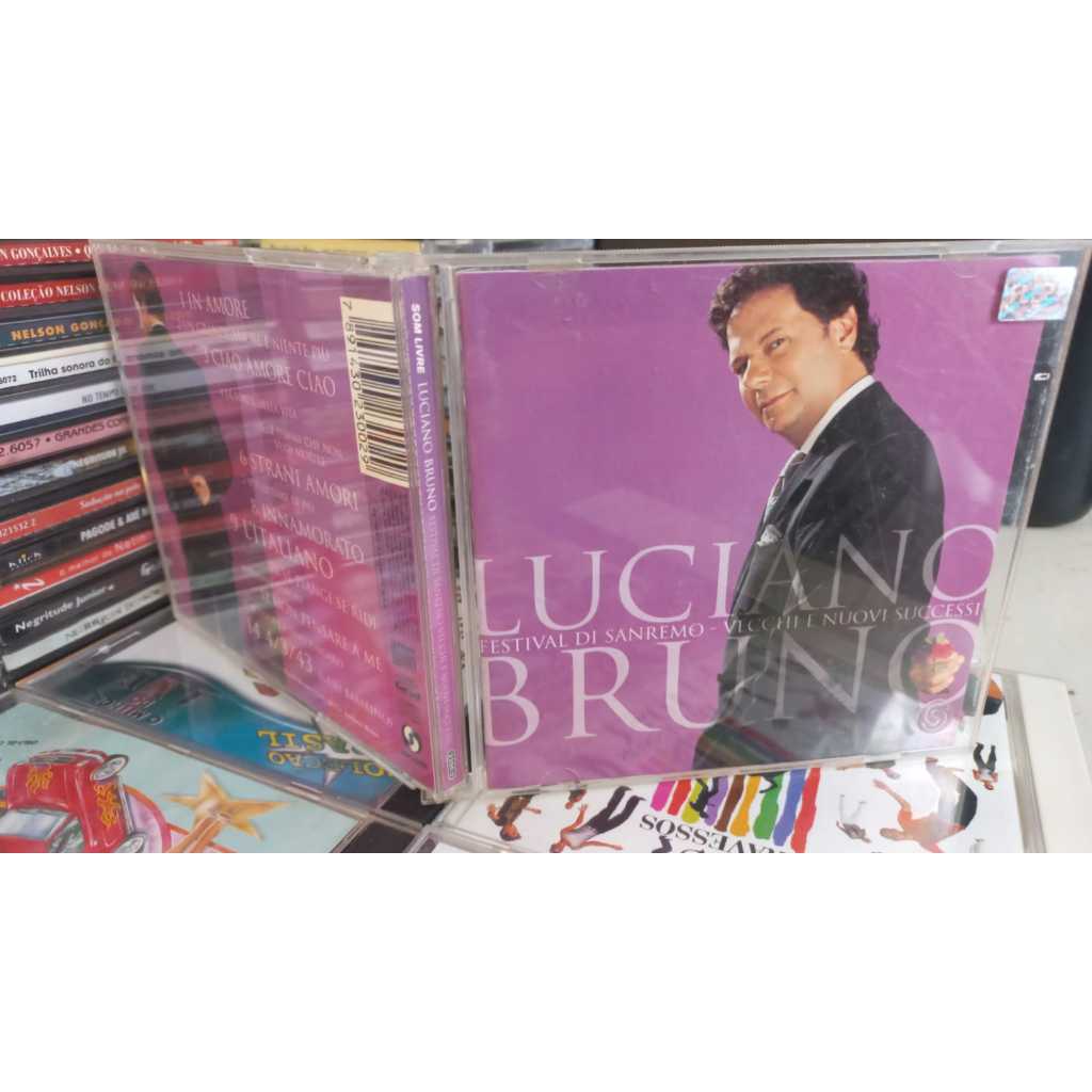 Cd Luciano Bruno Festival Di Sanremo Vecchi E Nuovi Successi (Excelente)