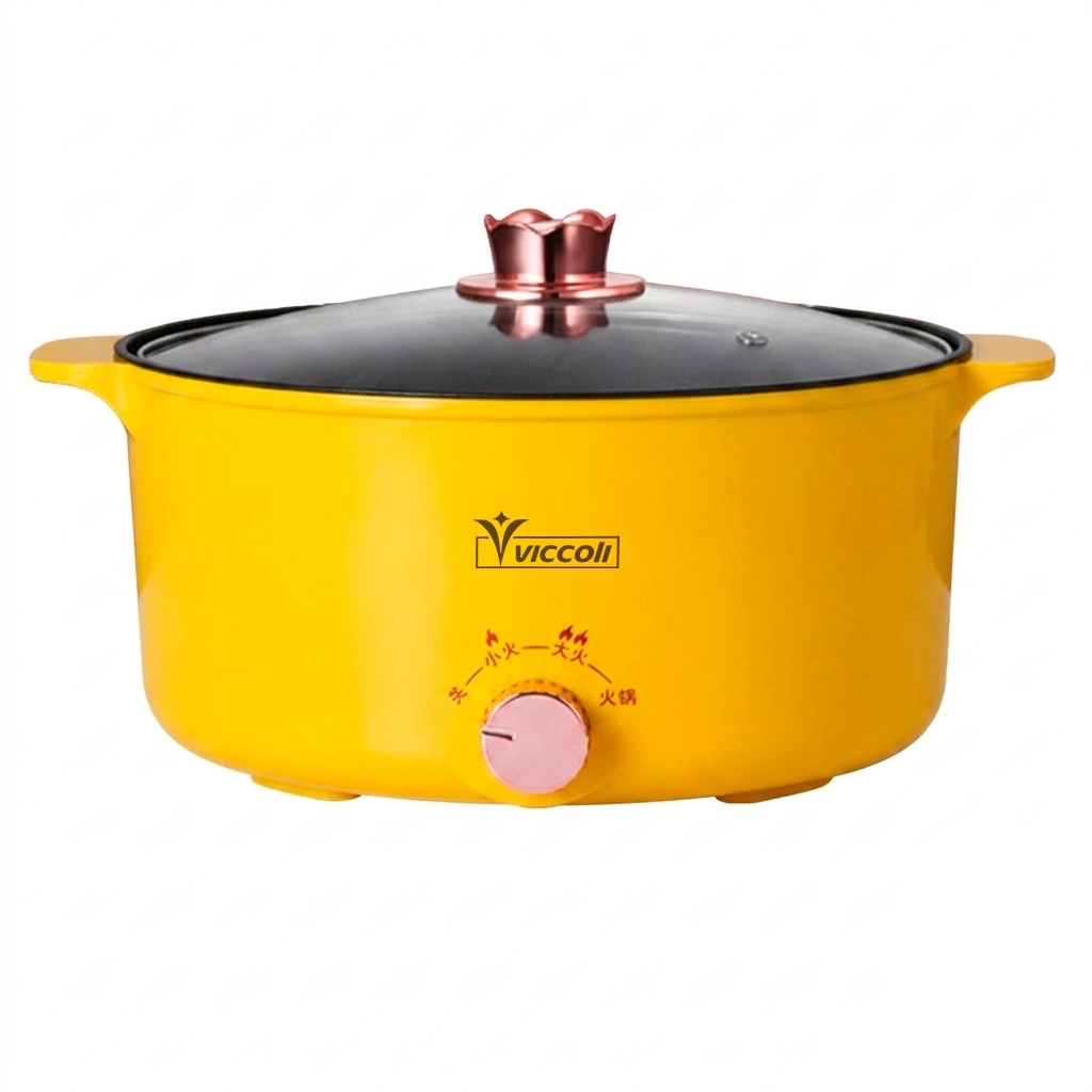 Panela Elétrica de Arroz 3,3L 110V / 220V Antiaderente 3 Níveis Multiuso 1000W