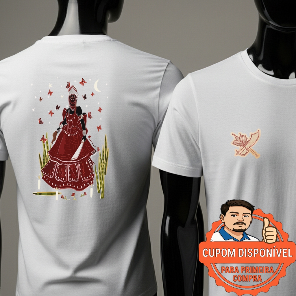 Camiseta Iansã Personalizada Umbanda Macumba Orixá