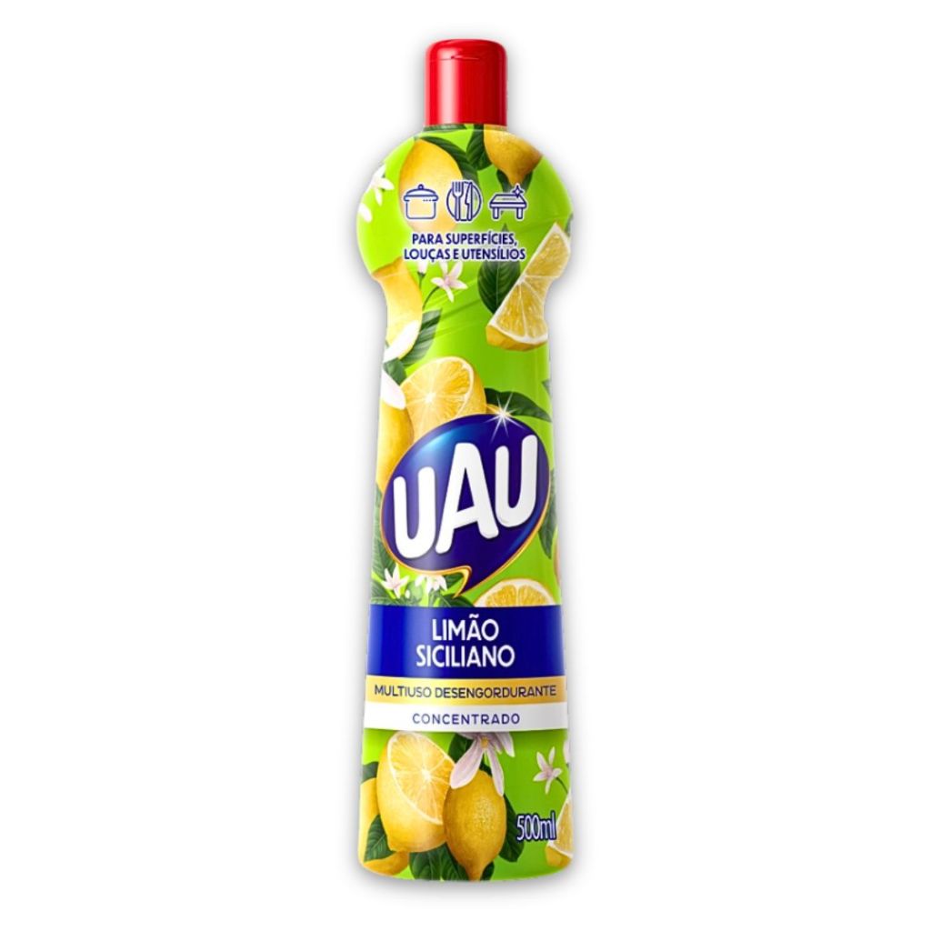 Multiuso 500ml Limão Siciliano Uau Superfícies E Utensílios