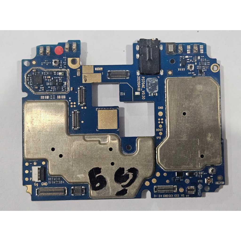 Placa Mãe Moto G9 Play (XT2083) Com Defeito Sucata - Sem Câmeras