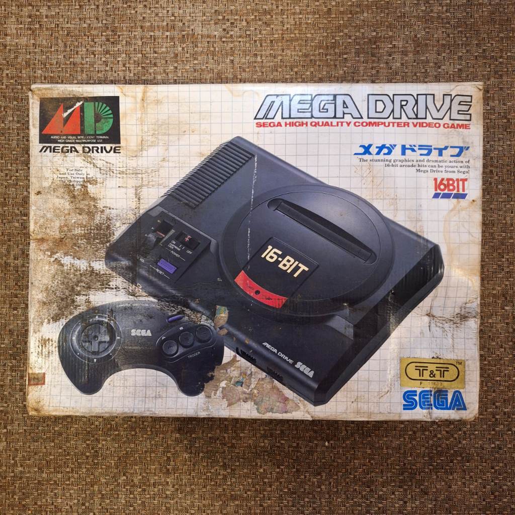 Mega Drive Japonês Completo na Caixa (ler descrição)