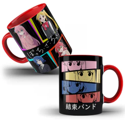 Caneca Porcelana Anime Bocchi the Rock