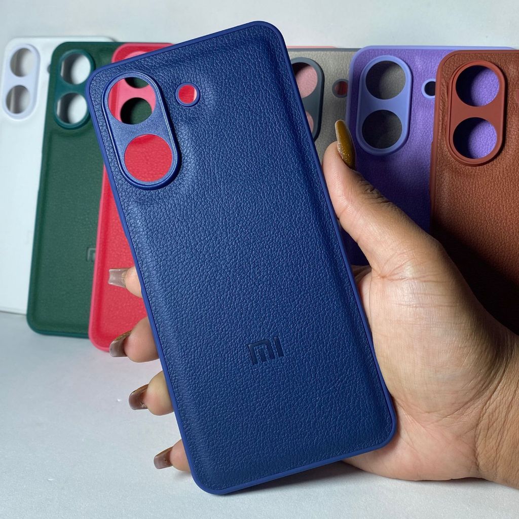 Capa De Couro Sintético Redmi 13 13C 14C POCO C65 Note 13 PRO 4G 5G Xiaomi Capin