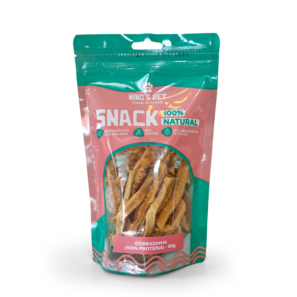 Dobradinha TAMANHO FAMÍLIA para Cães e Gatos - 100% Natural - Ninos Pet - 80g