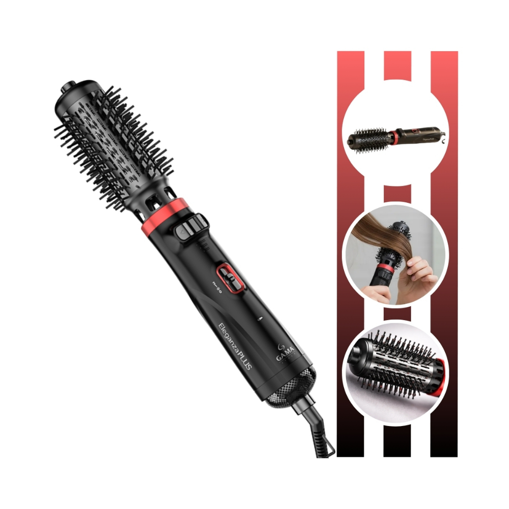 Escova Rotativa Eleganza Plus Potência de 1100W Bivolt Gama Italy