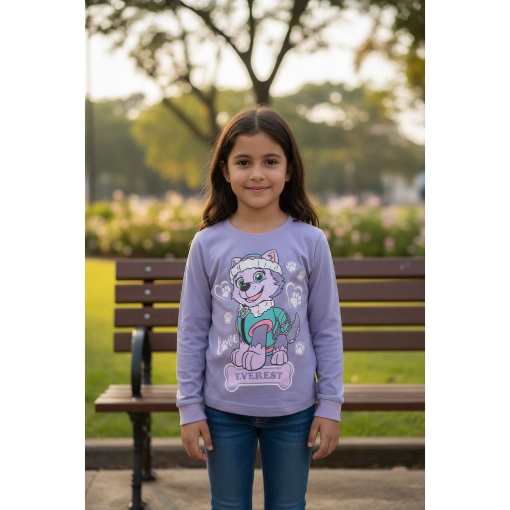 camiseta infantil da patrulha canina
