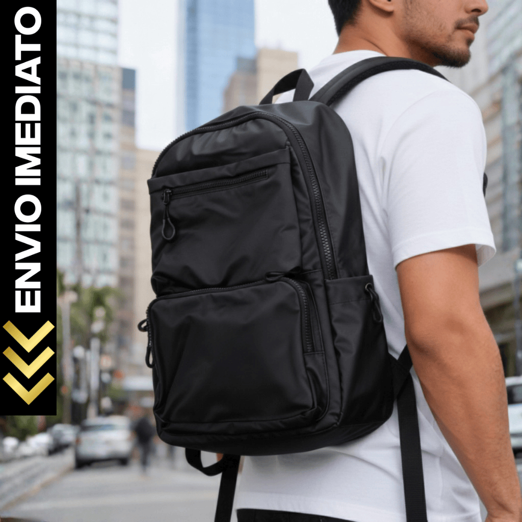 Mochila de Viagem MascuIina e Feminina ImpermeaveI Reforçada Executiva para Note