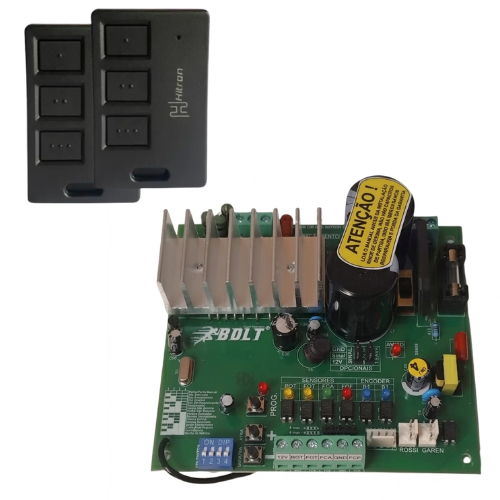 Placa Central Para Motor de Portão Inversora Bolt Acton TRIFASICA Acelera Seu Motor + Smart Plus