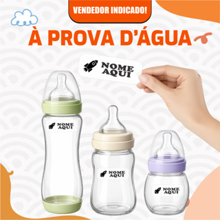 Etiqueta Escolar Personalizada Transparente A PROVA D'ÁGUA , MICROONDAS E FREEZER em Oferta na Shopee