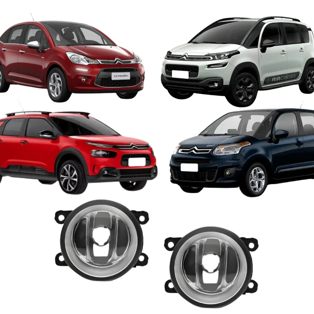 Farol Milha Citroen C3 Picasso 2010 2011 2012 2013 C3 2011 2012 2013 2014 C4 Lounge 2014 2015 2016 2017