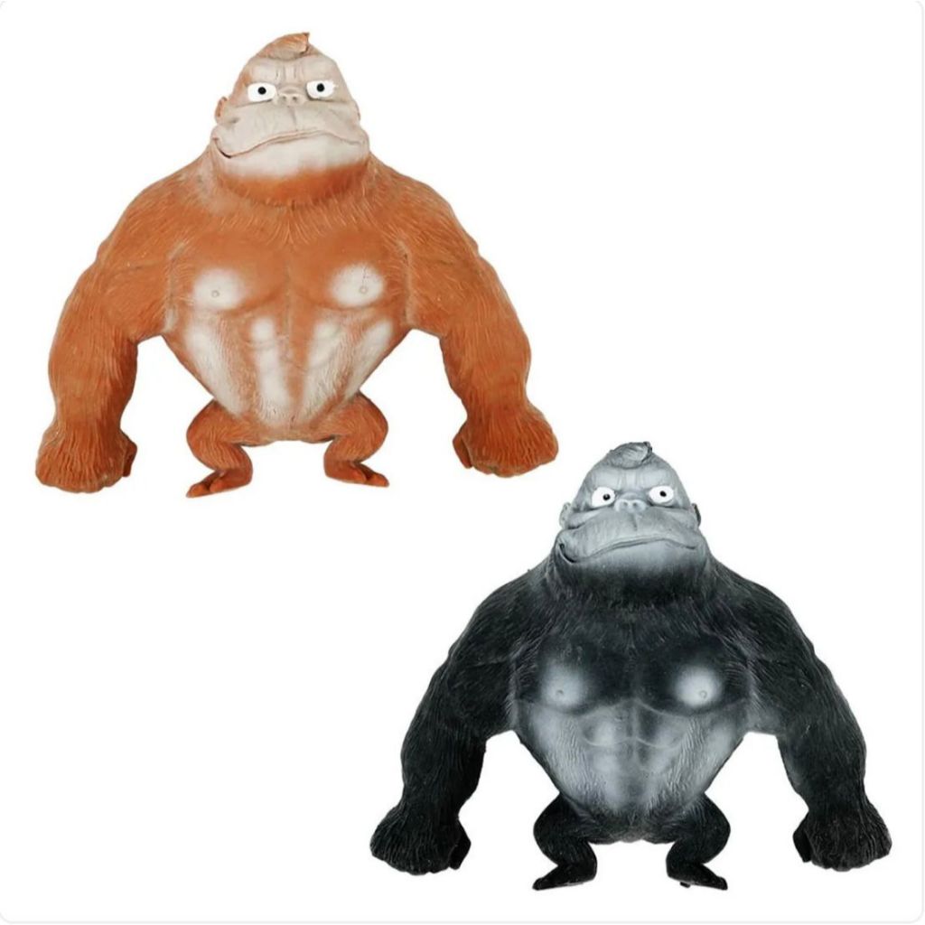 Macaco Gorila Estica Esmaga Fidget Toys Antiestresse 15 Cm