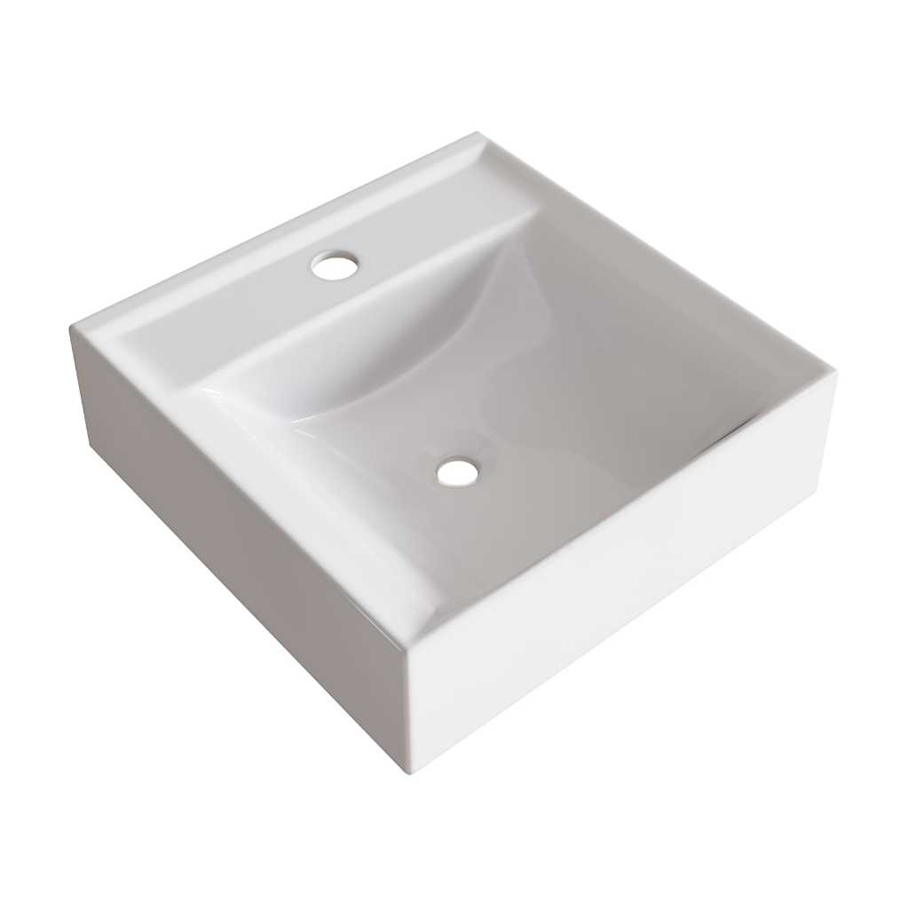 Cuba Sobrepor banheiro Nanda - Mármore sintético Banheiro Lavabo Lavatórios Barato