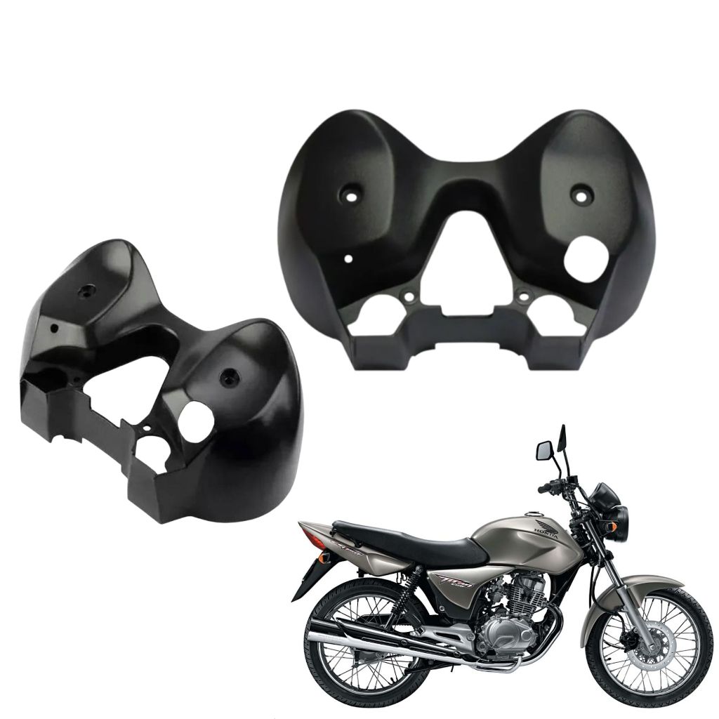 Carcaça Painel Inferior CG Titan 150 2004 a 2008 Suporte Painel Moto Alta Qualidade