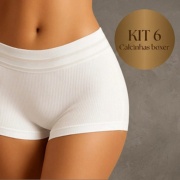 Kit Calcinha Boxer Confortável | Não Marca | Alta Qualidade em Oferta na Shopee