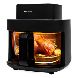 Fritadeira Air Fryer Cesto De Vidro Mallory Smart Glass Não Gruda Painel Digital