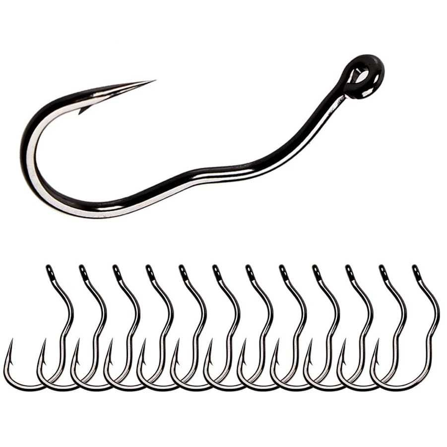 AUTO FLIP Anzol de Pesca Pancing Automático Anti-Running com Barba e Aço Carbono Albatroz Fisgada Automatica Acessorio