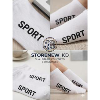 Kit 3 a 24 Pares Meia Soquete Branca Algodão Premium Masculina Feminina
