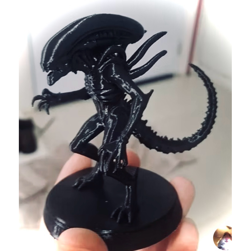 Estatua Alien Decorativa Miniatura Serie Action Figure Sci-Fi Decoração Geek Nerd Cod 00022