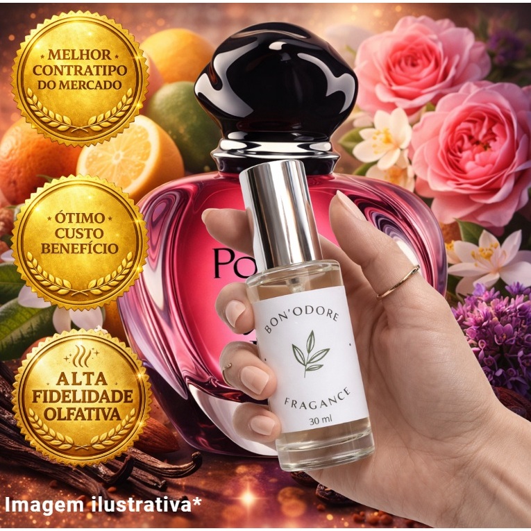 Perfume Feminino - Poison Girl - Bon´Odore - Alta Performance e Fidelidade Olfativa