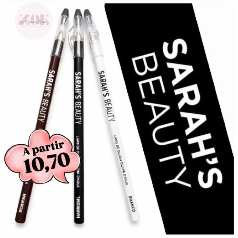 Lápis de Olho à Prova D’Água – Sarah Beauty