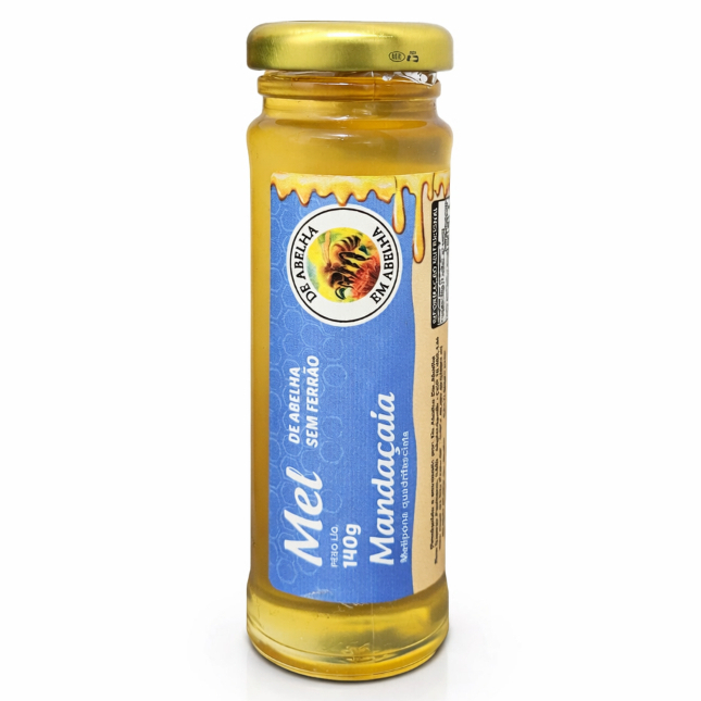Mel Mandaçaia 140g Ouro Líquido 1un De Abelha Em Abelha