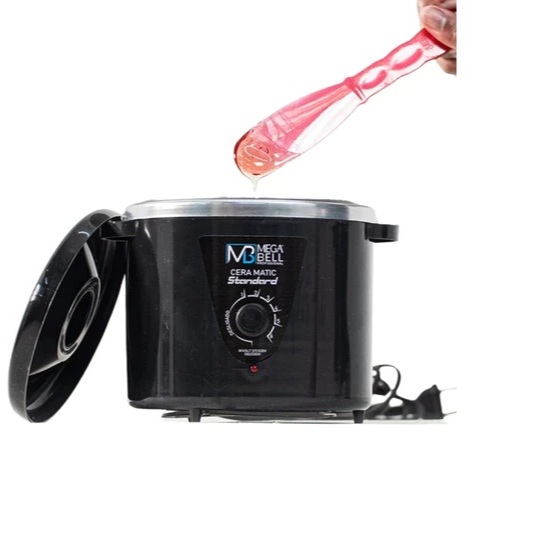 PANELA TERMOCERA P/ DEPILAÇÃO JUNIOR 400g Bivolt Sem Refil PRETA