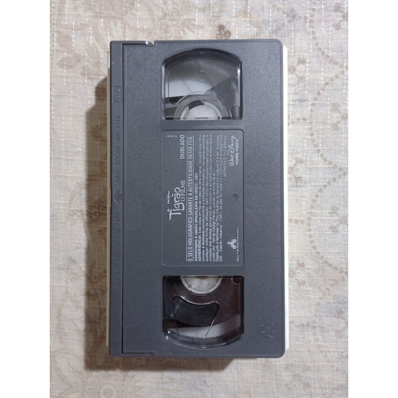 Fita VHS Tigrão O Filme Desenho 2000 Disney Sem Encarte