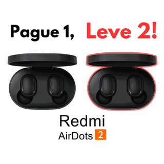 Kit com 2x Fones Bluetooh ADots2- Fone Sem Fio Gamer Esporte Fitness e Academia