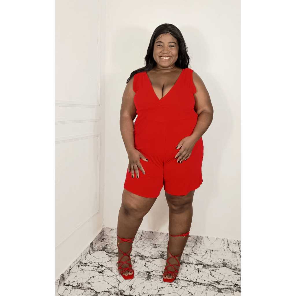 MACAQUINHO VISCOLYCRA LUISA PLUS SIZE 46 AO 64
