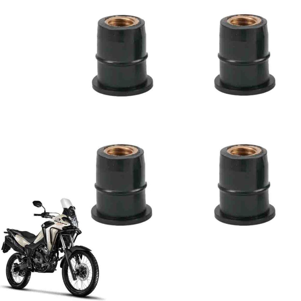 Bucha Bolha Nova Xr300 Sahara 300 Padrão Original Parabrisa Xre300 Xt660 Kit 4