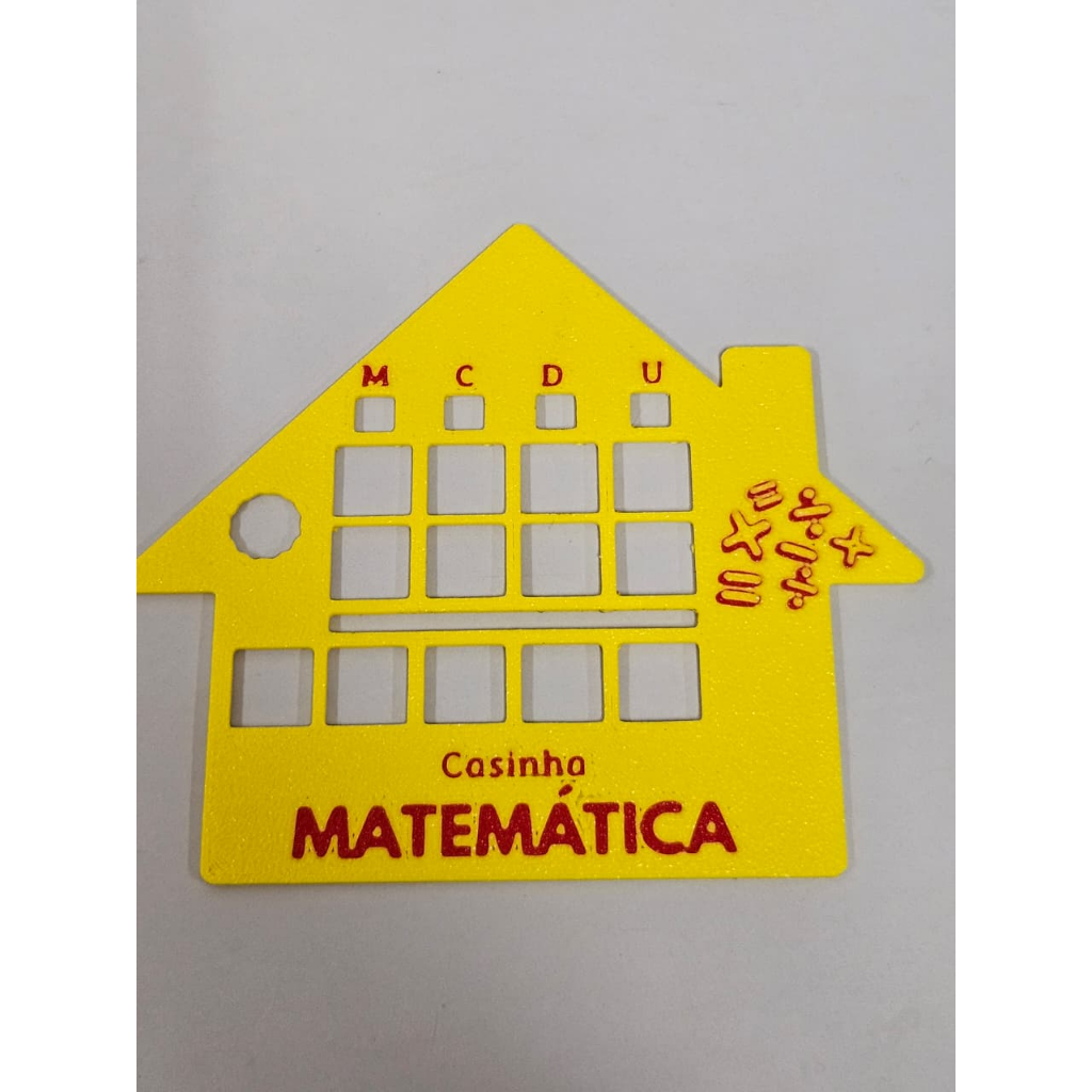 KIT 3 Casinha Matemática Alfabetização Equações Matemáticas Valor Posicional Ideal Para o ensino