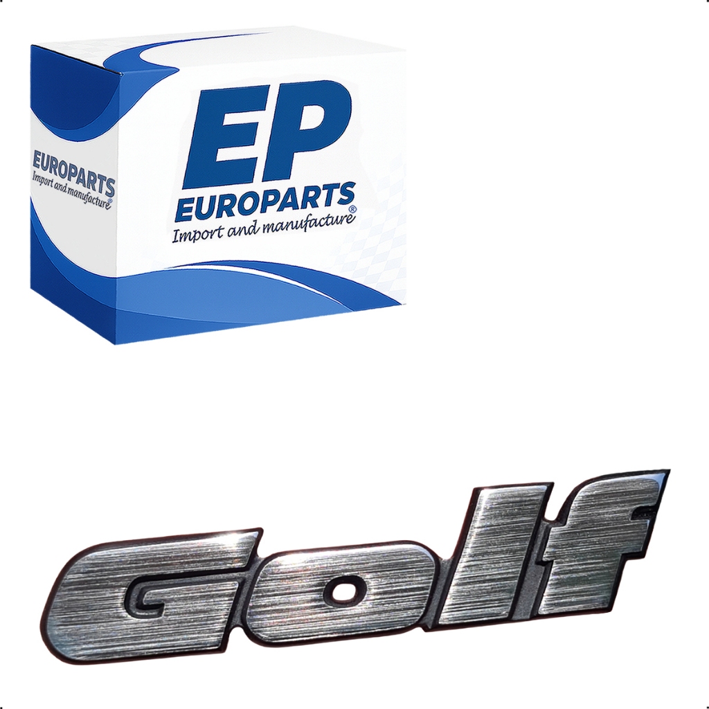 Emblema Premium Golf cromado escovado traseiro para Golf MK3