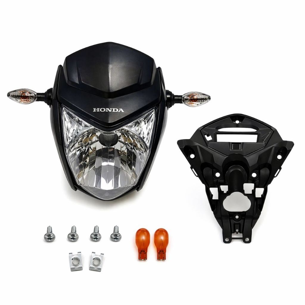 Frente Farol Completa Titan Fan 150 160 2014 a 2021 Bloco Óptico Bananinha Carenagem Frontal + Piscas Seta