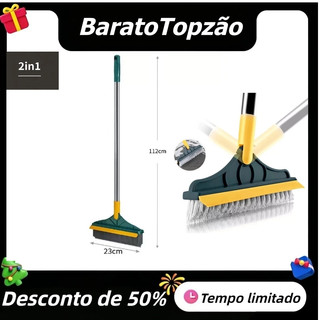 Escova de limpeza de vidro 2 em 1 com cabeça giratória e design triangular Escova de limpeza para fendas