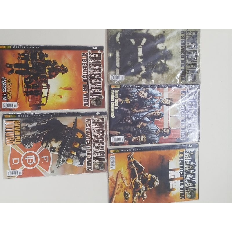 🚒 HQ Emergência – A Serviço da Vida (Marvel) | Coleção Completa 1 ao 5 P.8