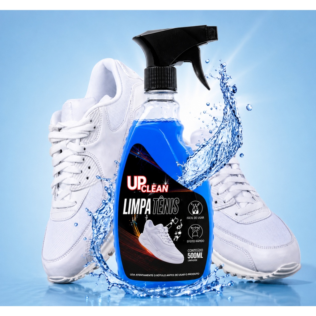 Limpa Tênis 500ml – Remove Encardido e Sujeira Pesada | Branco de Novo