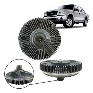 Polia Visco Hélice Radiador Ranger 3.0 2005 2006 2007 2008 C/Nfe
