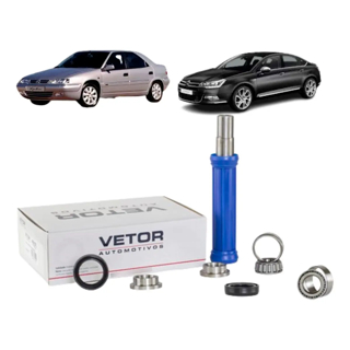 Par de Kit Rolamento Braço Suspensao Traseira Citroen Xantia C5