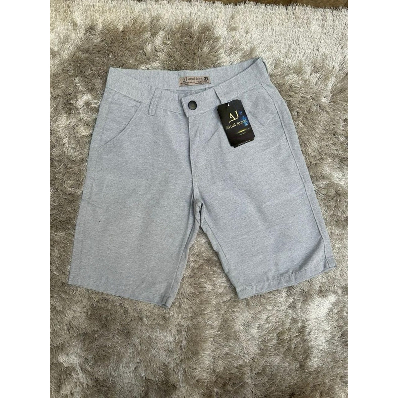 bermudas  masculina em linho premium shorts sport fino bolsos embutidos
