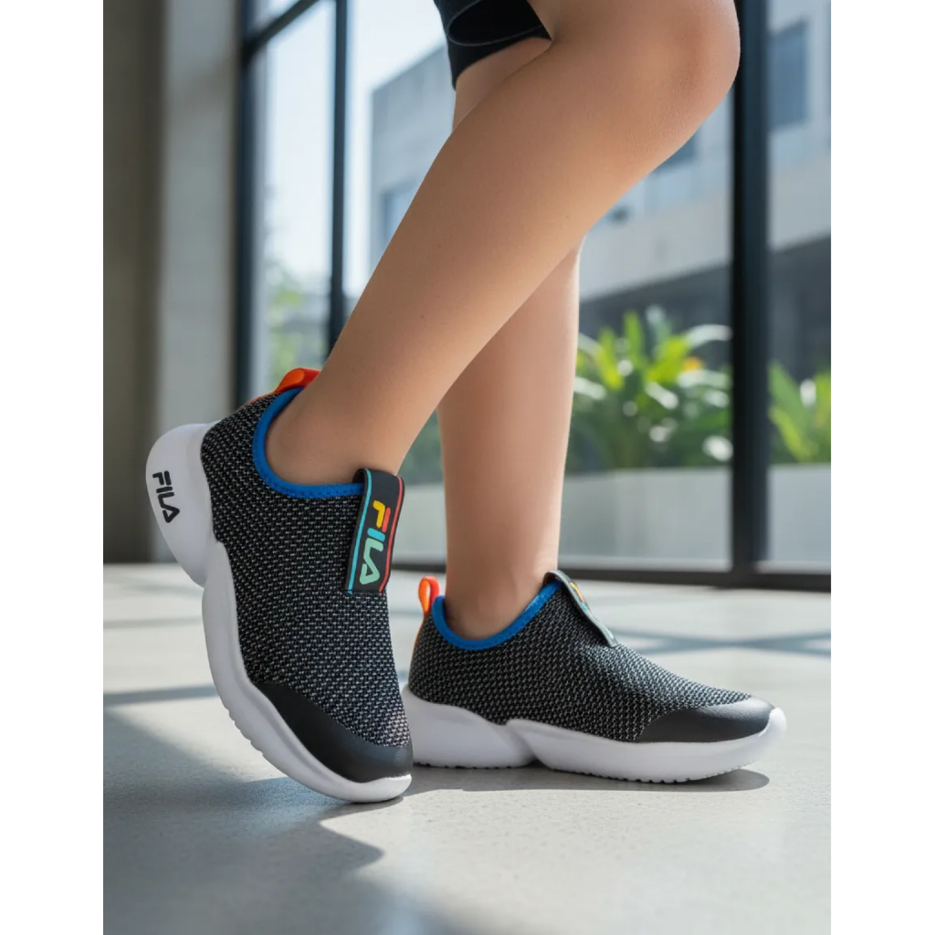 Tênis Infantil Fila Funny Kids Calce Fácil Escolar Criança Conforto