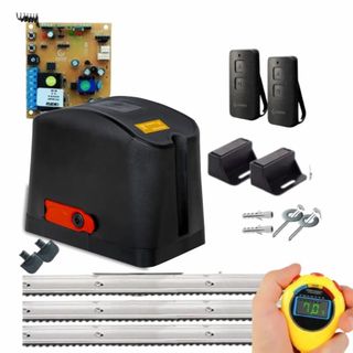 Kit Motor Portão Eletrônico Deslizante Garen Casa 400kg