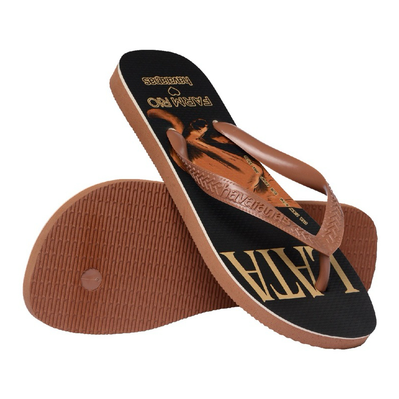 Detalhes do Chinelo Havaianas Farm vira lata