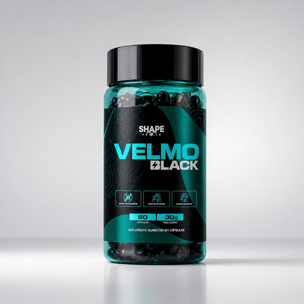 Velmo Black 60 Capsulas Original Loja Oficial Velmoblack