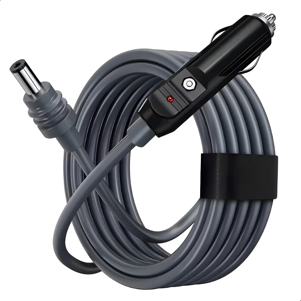 Cabo Veicular 12V/24V para Starlink Mini com Plug Acendedor | 2M e 3M | H’Maston MCD-2M / MCD-3M