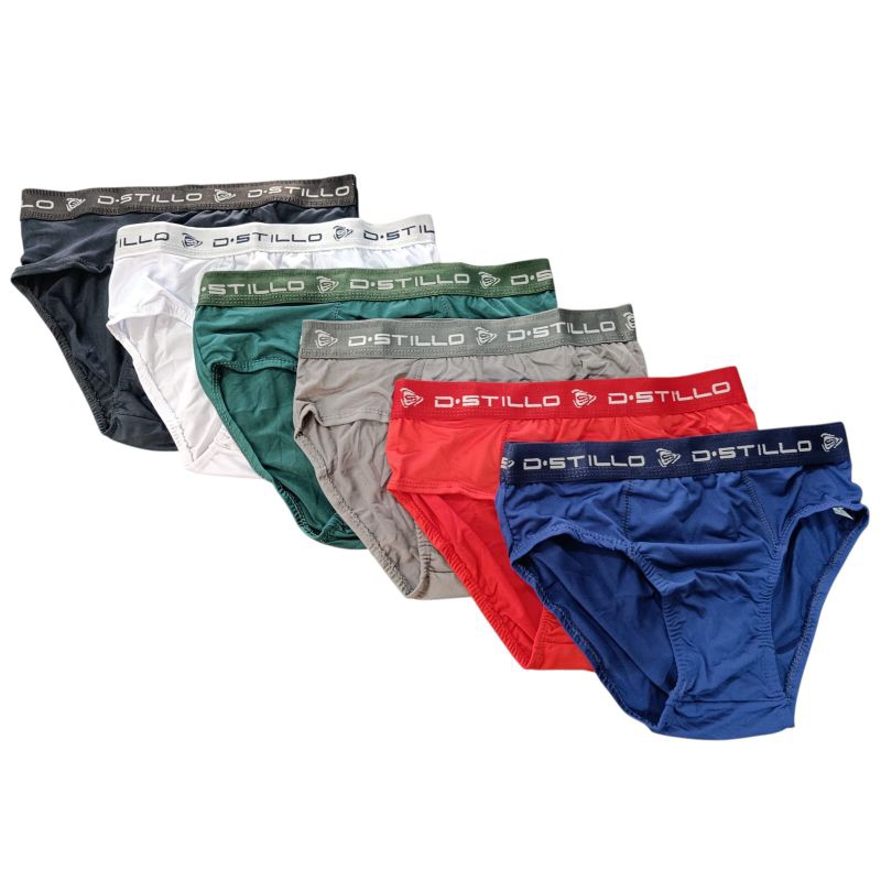 Kit Cueca Slip Masculina Microfibra Tradicional Lisa Confortável Premium
