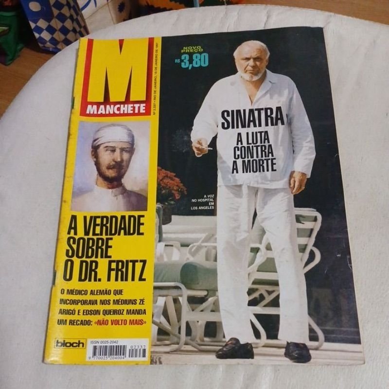 revista manchete Sinatra dr Fritz elis regina Cláudia jimenez neonazismo Copacabana Patrícia pillar