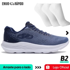 Tênis Olympikus Index 4 Masculino + 3 Pares de Meias Original com Nota Fiscal e Garantia